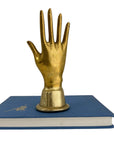 Vintage Brass Hand Sculpture – Mid-Century Modern Jewelry Display or Art Accent