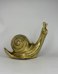 Vintage Brass Snail-Large