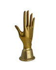 Vintage Brass Hand Sculpture – Mid-Century Modern Jewelry Display or Art Accent