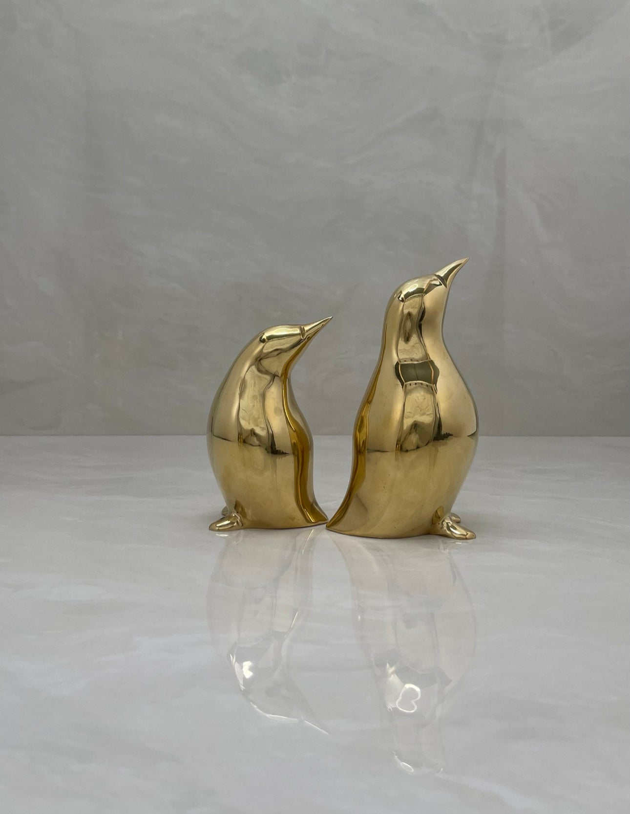 Vintage Brass Penguins-A Pair