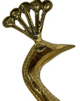 Vintage Brass Peacocks