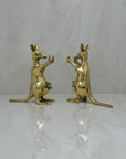 Vintage Brass Kangaroo Bookends-A Pair