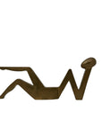 Vintage Brass Dolbi Cashier Lady Silhouette – Mid-Century Modern Elegance