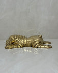 Vintage Brass Bored Bulldog