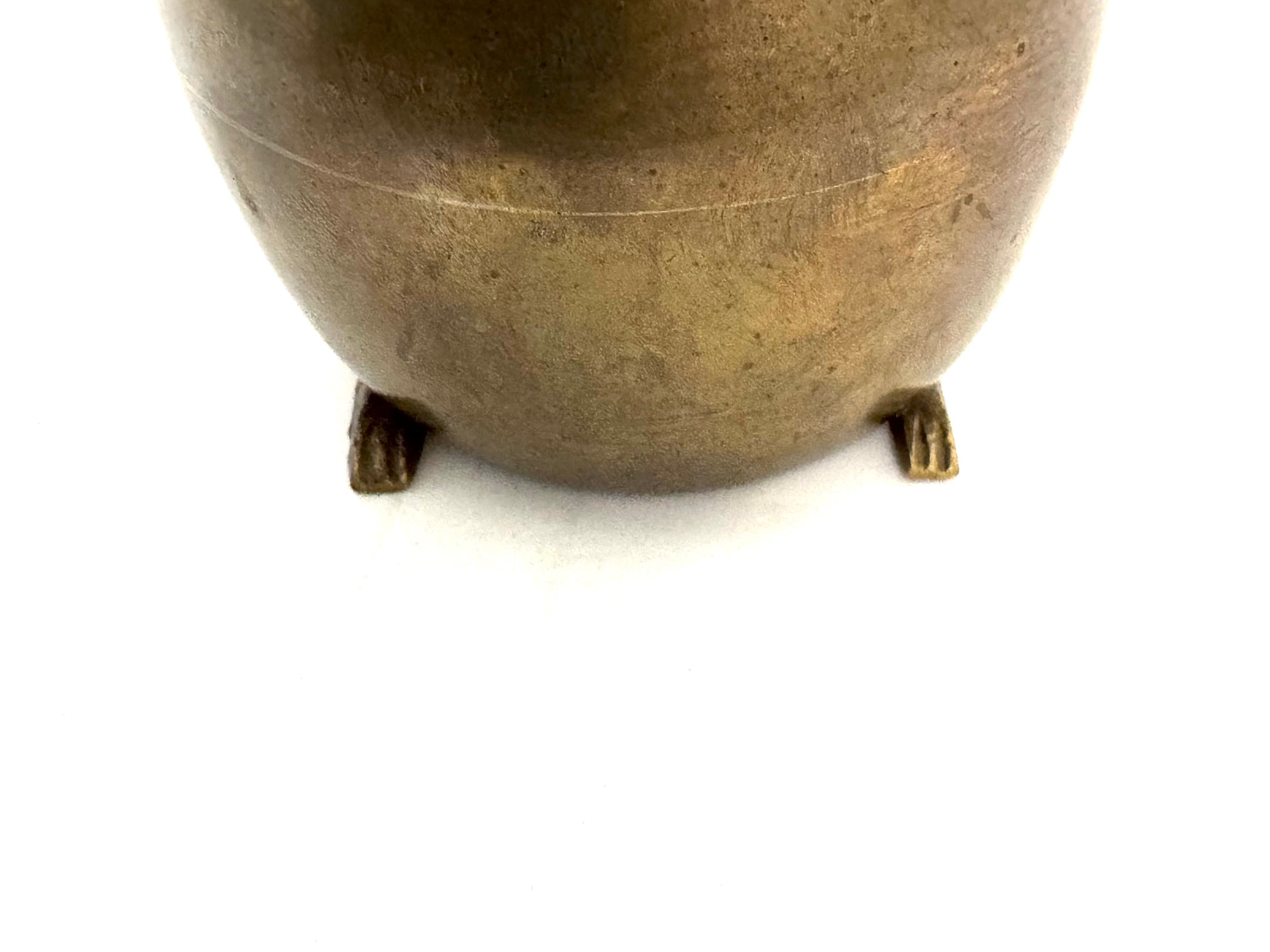 Vintage Brass Squirrel Trinket Container