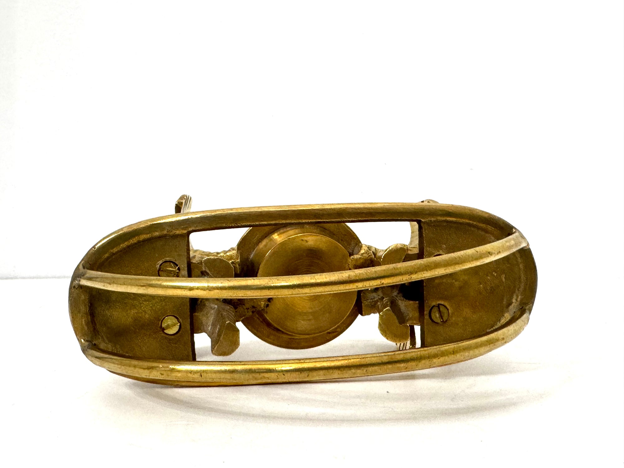 Vintage Brass Elephant See-Saw Candleholder | Whimsical Tealight Holder