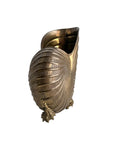 Vintage Brass Nautilus Shell Wine Bucket or Planter
