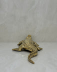 Large Vintage Brass Alligator