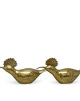 Vintage brass Birds-A Pair