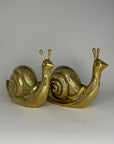 Vintage Brass Snails-A Pair