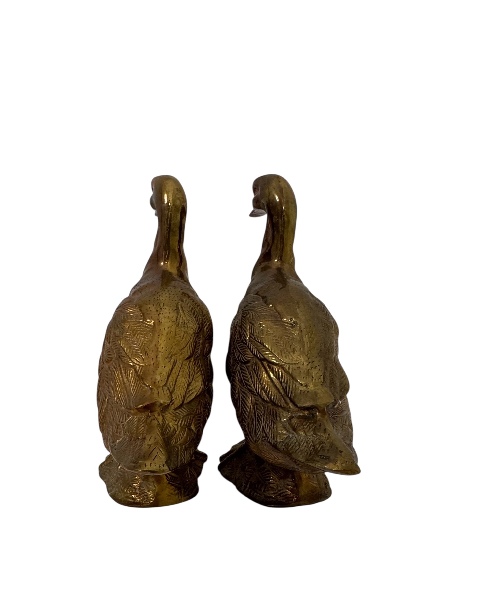 Vintage Brass Ducks