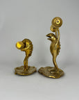 Brass Weightlifting Frogs-A Pair