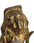 Vintage Brass Mermaid Pair