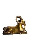 Vintage Brass Ram Sculpture