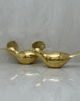 Vintage brass Birds-A Pair