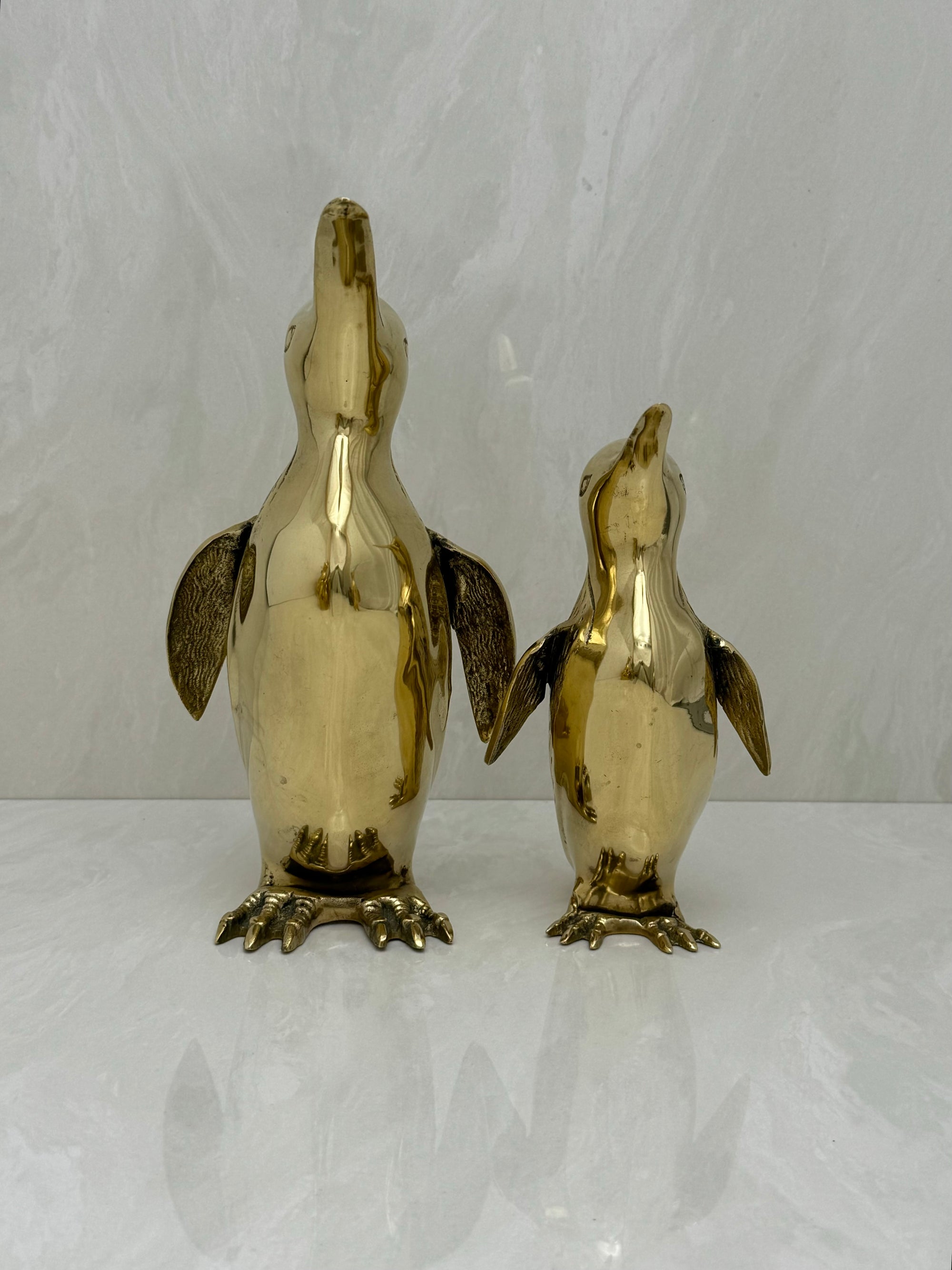 Vintage Brass Penguins-A Pair