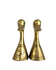Vintage Brass Duck Head Bookends – Pair
