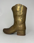 Vintage Brass Cowboy Boot