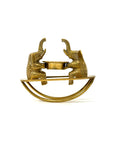 Vintage Brass Elephant See-Saw Candleholder | Whimsical Tealight Holder