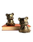 Vintage Brass “Good Luck Bears” – Mid-Century Modern Pair