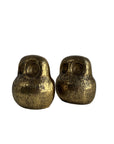 Vintage Seiden Brass Owls – Mid-Century Modern Pair