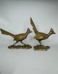 Vintage Brass Roadrunner Pair – Sculptural Mid-Century Collectibles