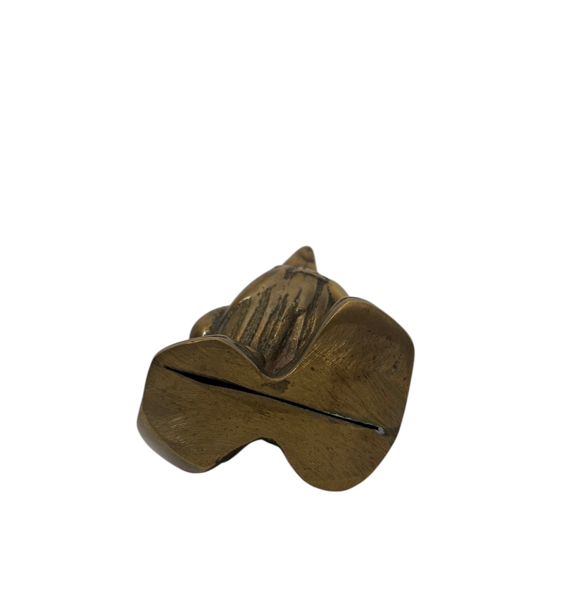 Vintage Brass Dog Figurine – Dapper Canine Gentleman Sculpture