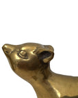 Vintage Brass Squirrel Figurines – Playful Mid-Century Pair with High Curved Tails