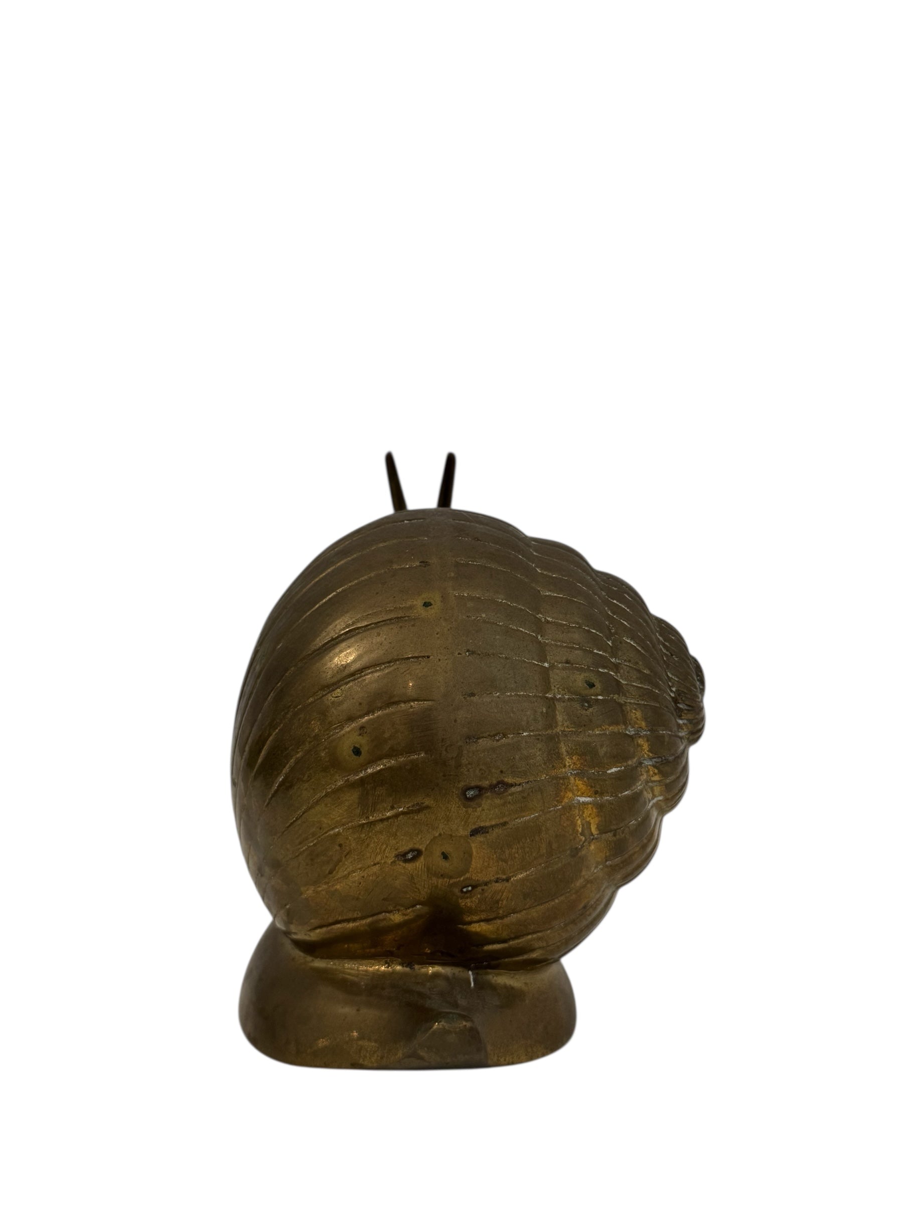 Vintage Brass Snail Figurine