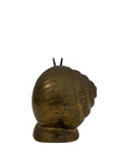 Vintage Brass Snail Figurine