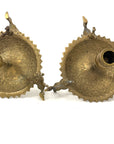 Pair of Vintage Brass Camel Candlestick Holders — Middle Eastern Bohemian Elegance