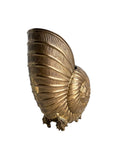 Vintage Brass Nautilus Shell Wine Bucket or Planter