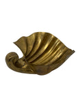 Vintage Brass Clam Shell Bowl – Hollywood Regency Mid-Century Accent