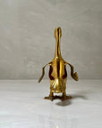 Vintage Brass Turkey in Baseball Cap