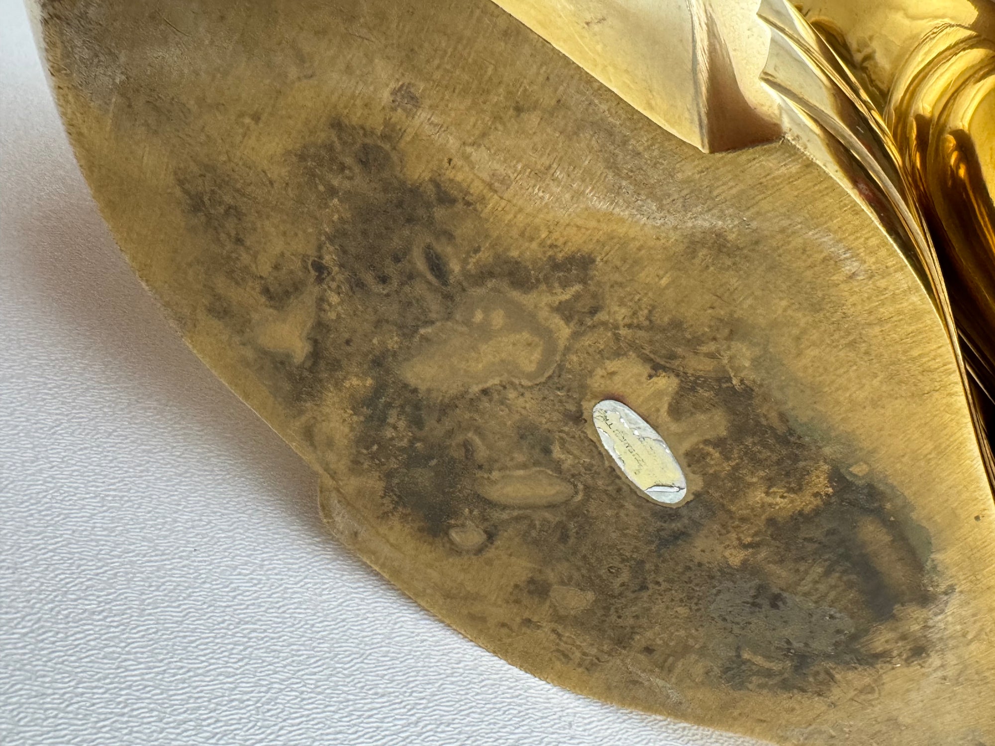 Vintage Brass Dolphin Sculptures- A Pair by Dolbi Cashier-14”