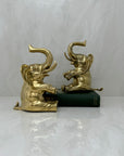 Vintage Brass Elephants-A Pair