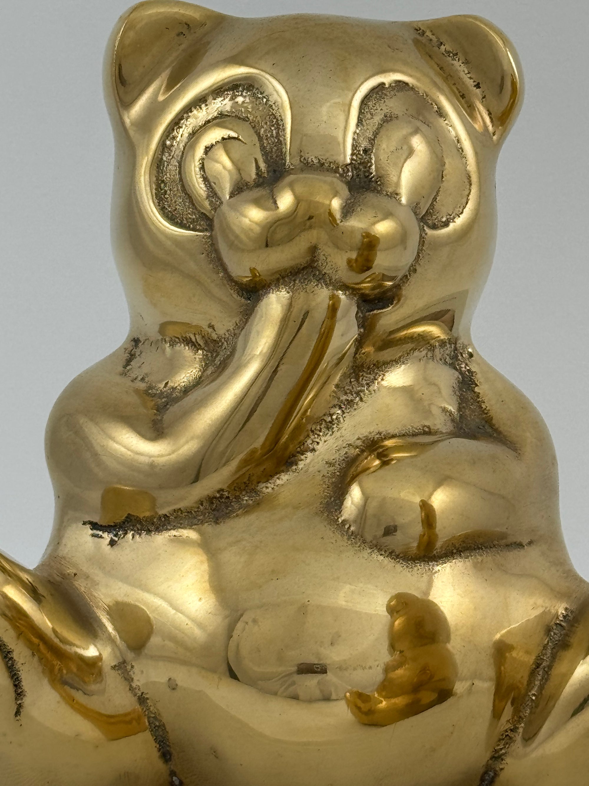Vintage Brass Bears- A Pair