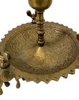 Pair of Vintage Brass Camel Candlestick Holders — Middle Eastern Bohemian Elegance