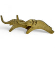 Vintage Brass Elephants- A Pair