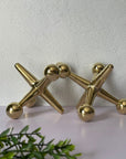 Vintage Brass Jax- A Pair