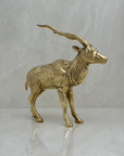 Vintage Brass Antelope