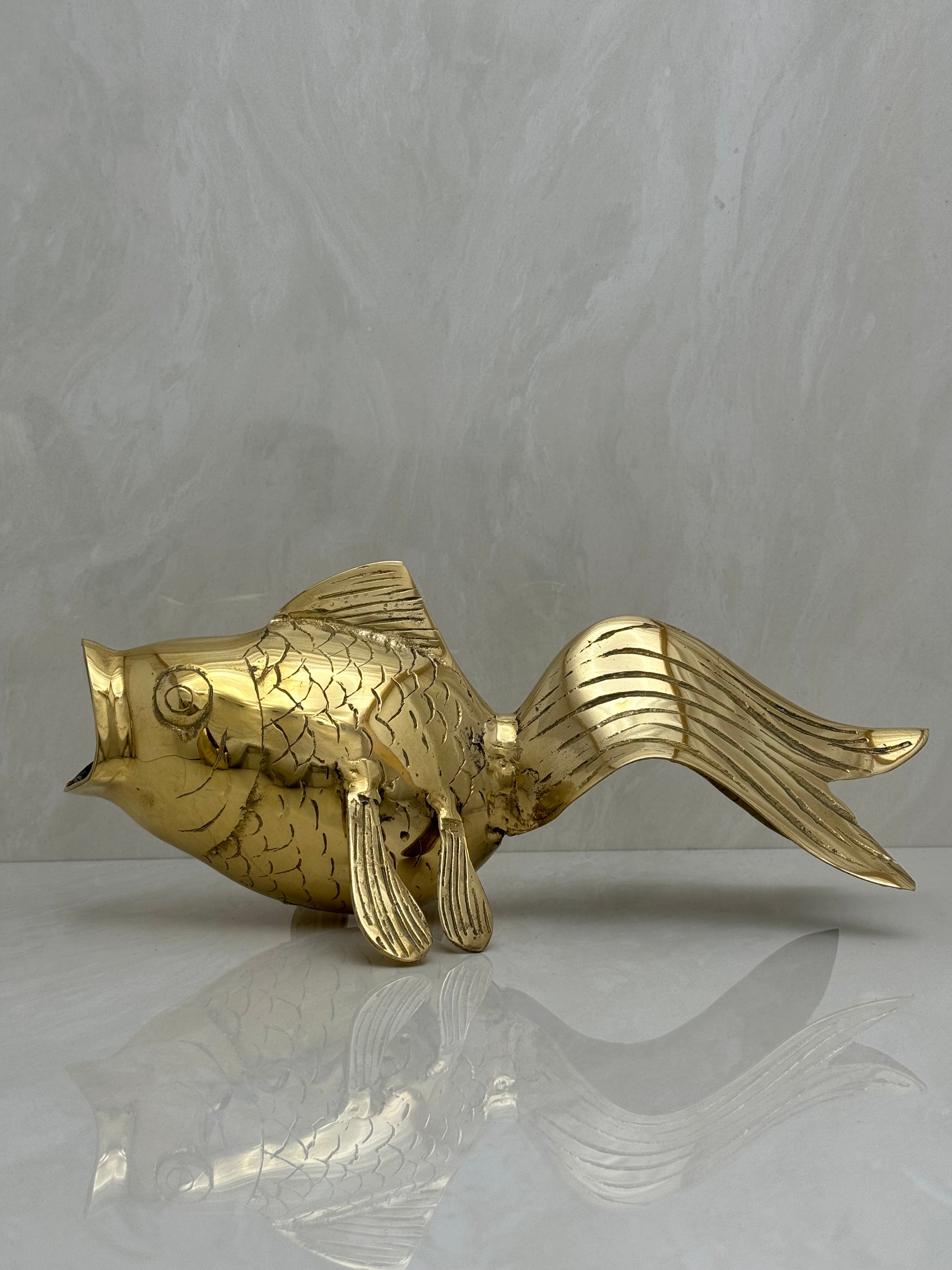 Vintage Brass Fish