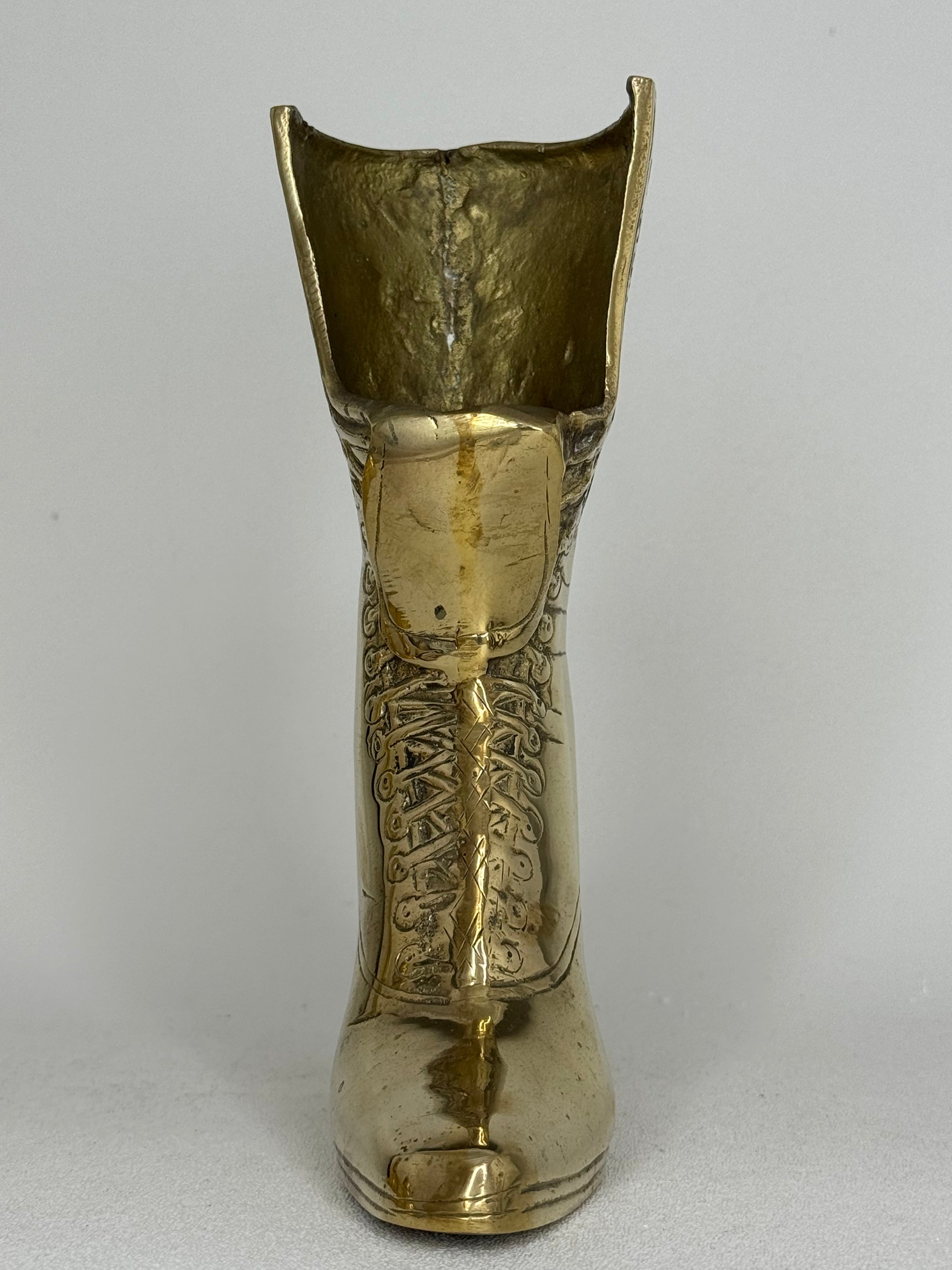 Vintage Brass Witches Boot