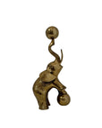 Vintage Brass Balancing Elephant