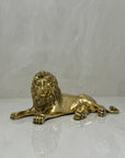 Highly Detailed Vintage Brass Lion