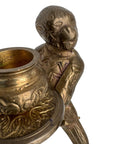Vintage Brass Monkey Candle Holders