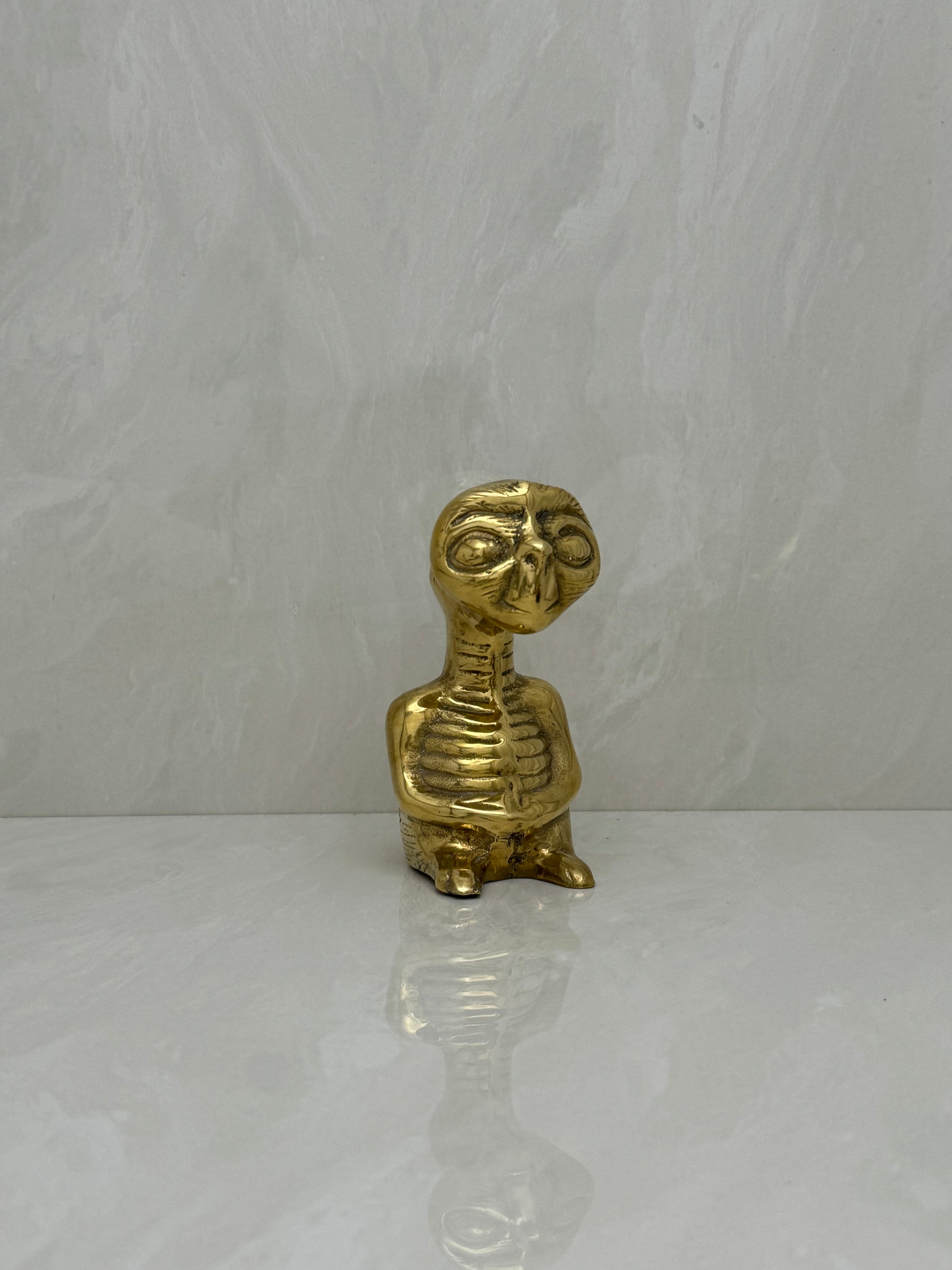 Vintage Brass E.T. Figurine