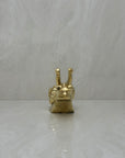 Vintage Brass MCM Snail