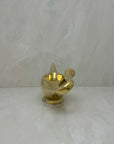 Vintage Brass Swan Trinket Dish