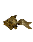 Vintage Brass Fish Figurine – Made in Korea